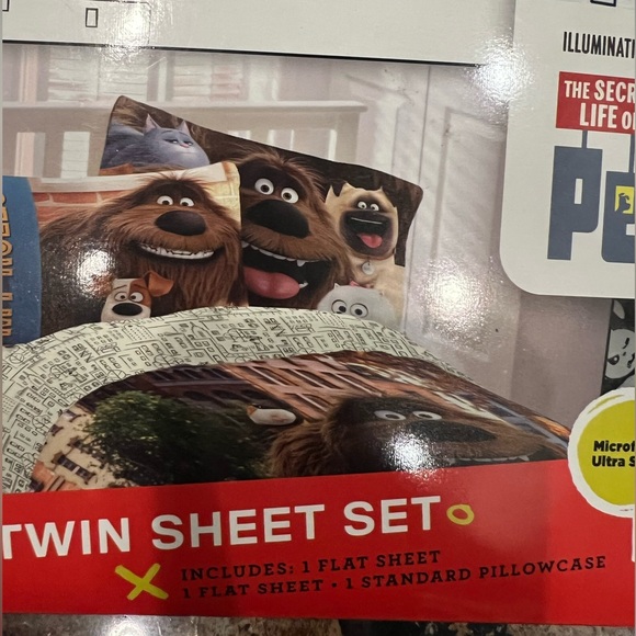 The Secret Life of Pets Twin Flat Sheet - Picture 3 of 5